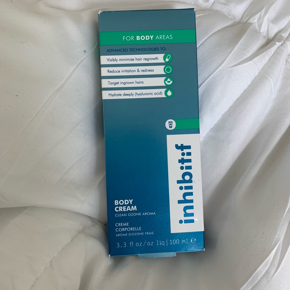 Deciem inhibitif hair minimizing body moisturizer